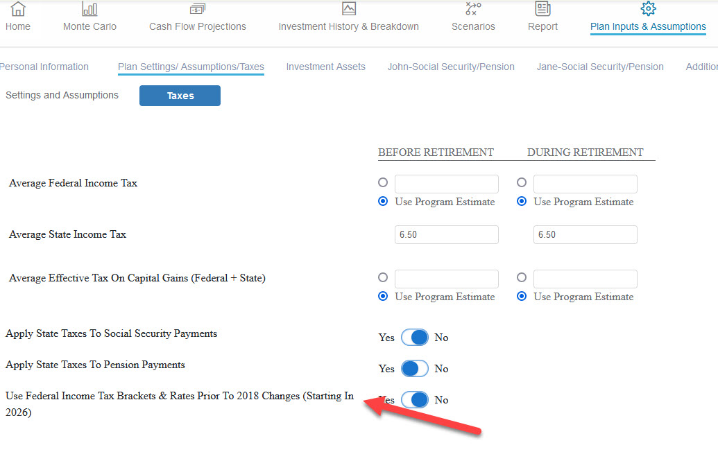 Change Tax Rates Back to Where They Were Prior to 2017 Changes